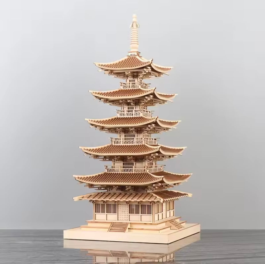 Puzzle 3D en Bois | Pagode