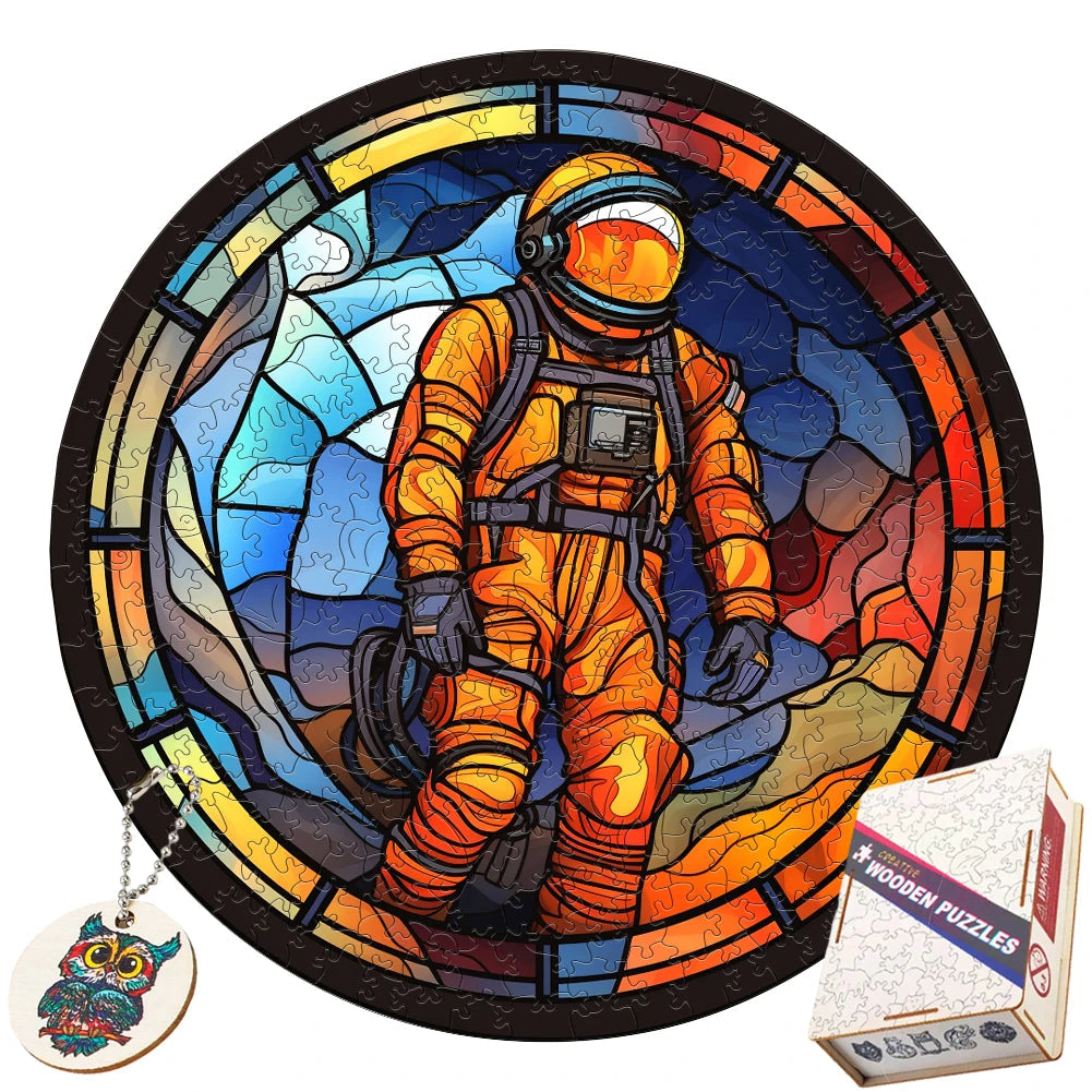 Puzzle 2D en Bois | Cosmonaute