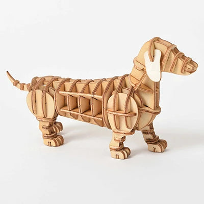 Puzzle 3D en Bois | Teckel