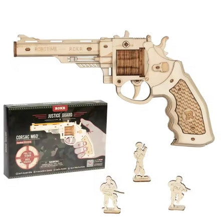 Puzzle 3D en Bois | Pistolet