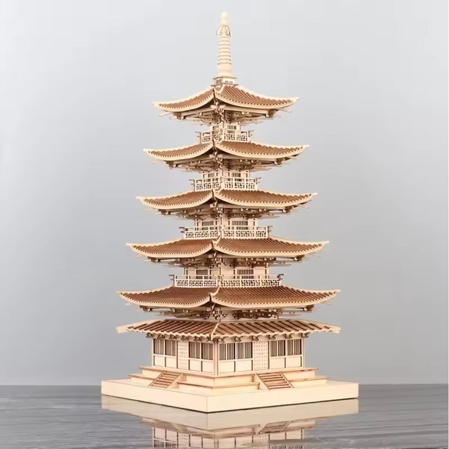 Puzzle 3D en Bois | Pagode