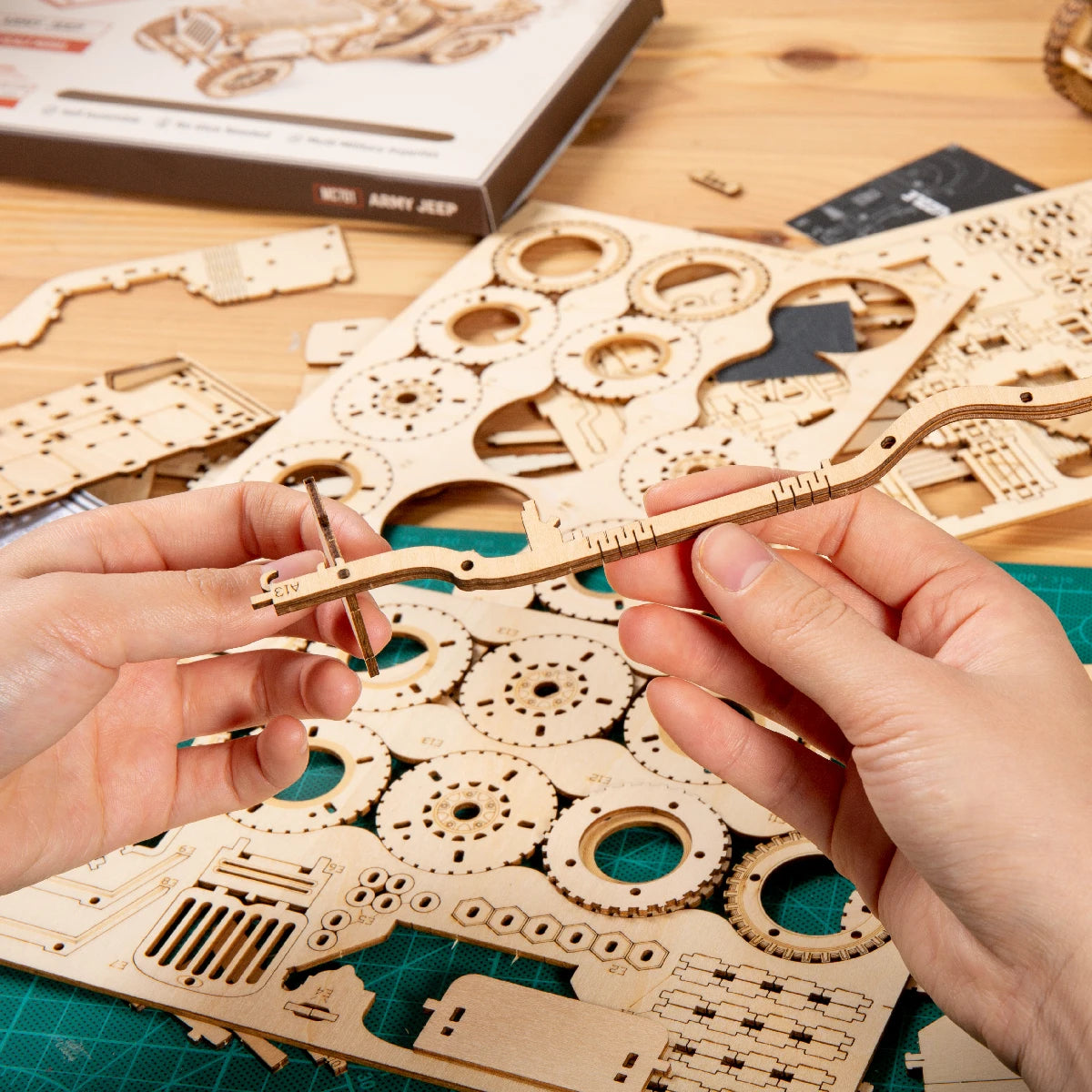 Puzzle 3D en Bois | Voiture de Grand Prix