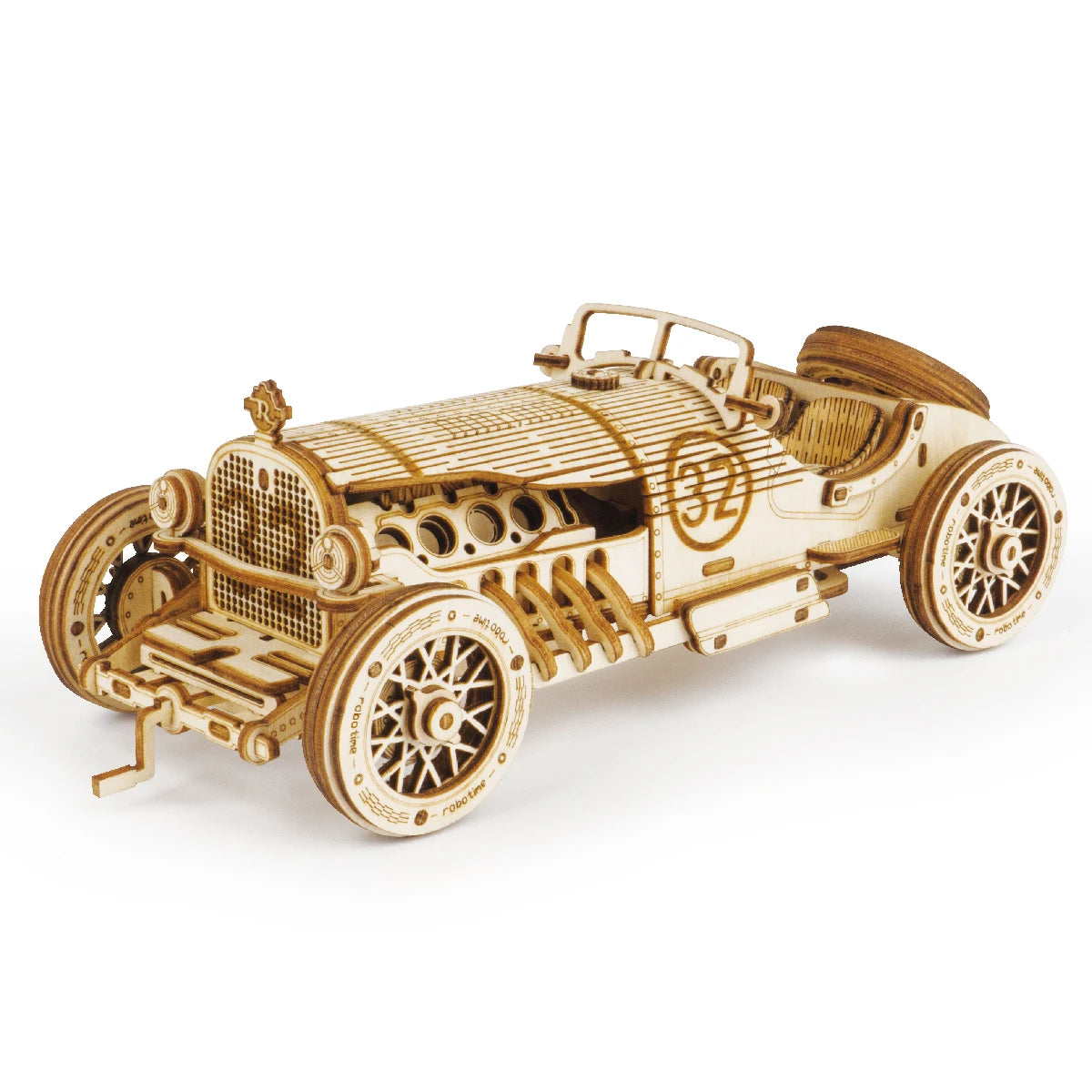 Puzzle 3D en Bois | Voiture de Grand Prix