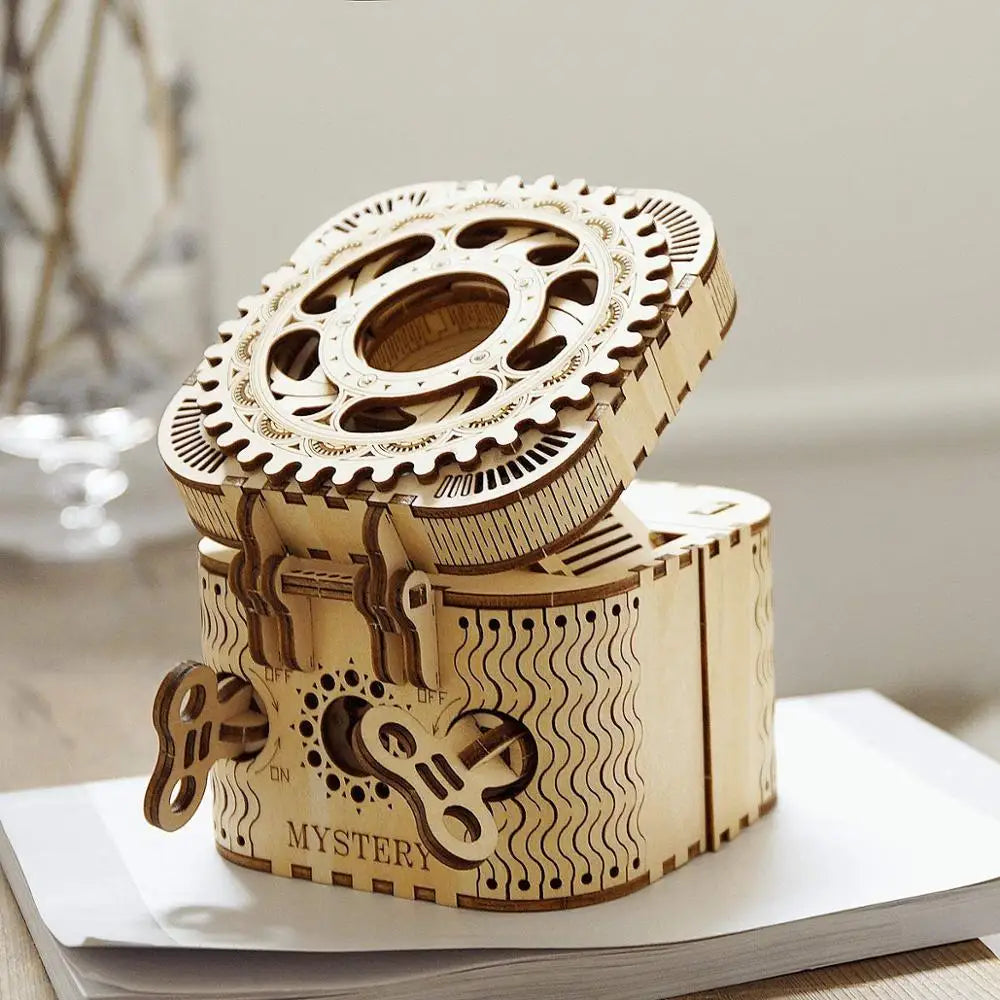Puzzle 3D en Bois | Boite au Trésor