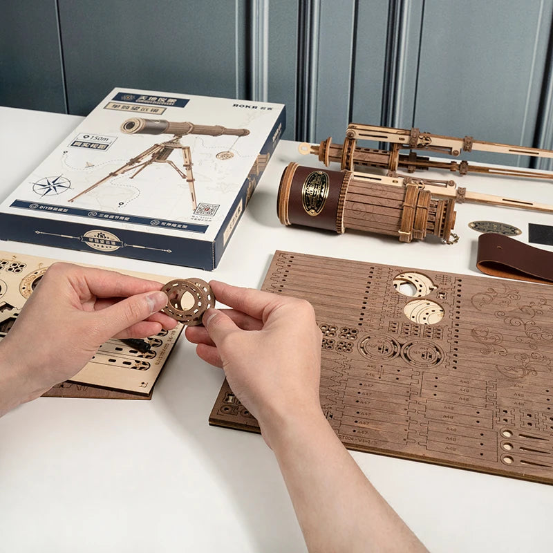 Puzzle 3D en Bois | Telescope