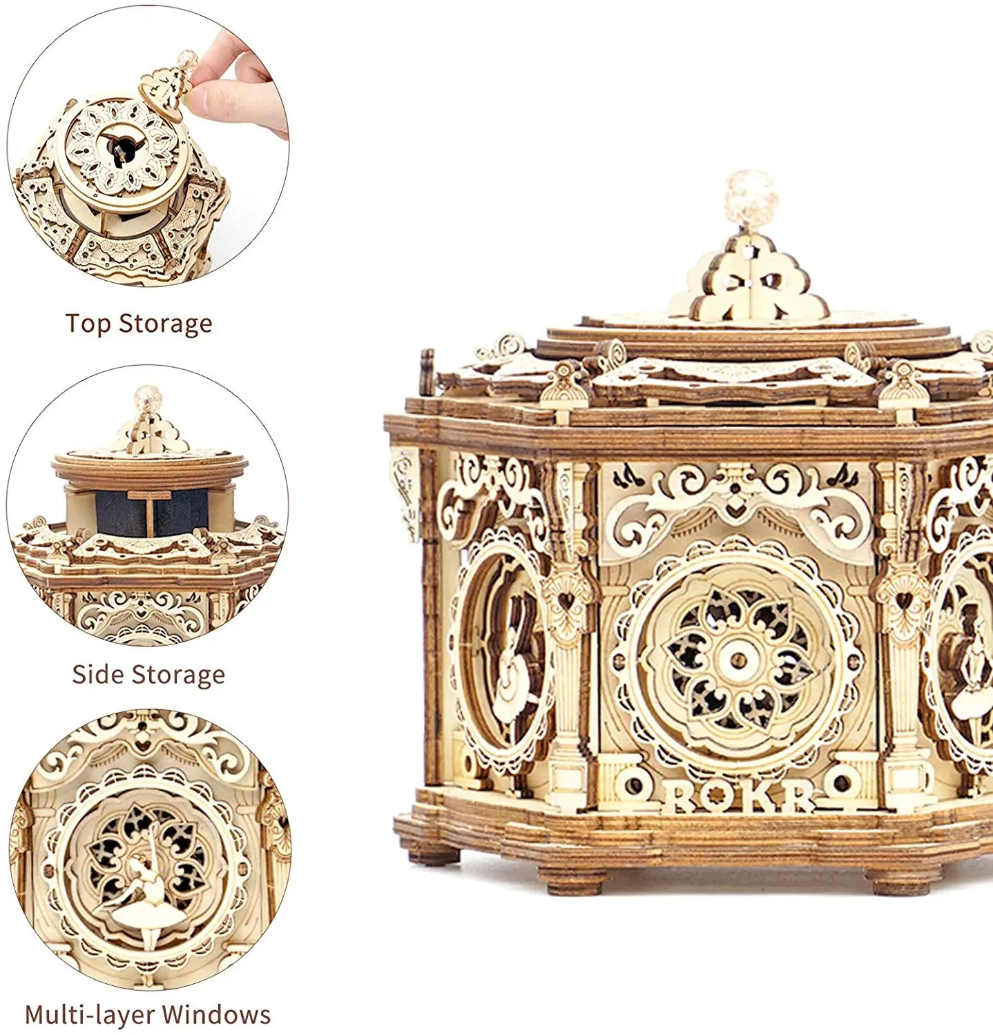 Puzzle 3D en Bois | Jardin secret