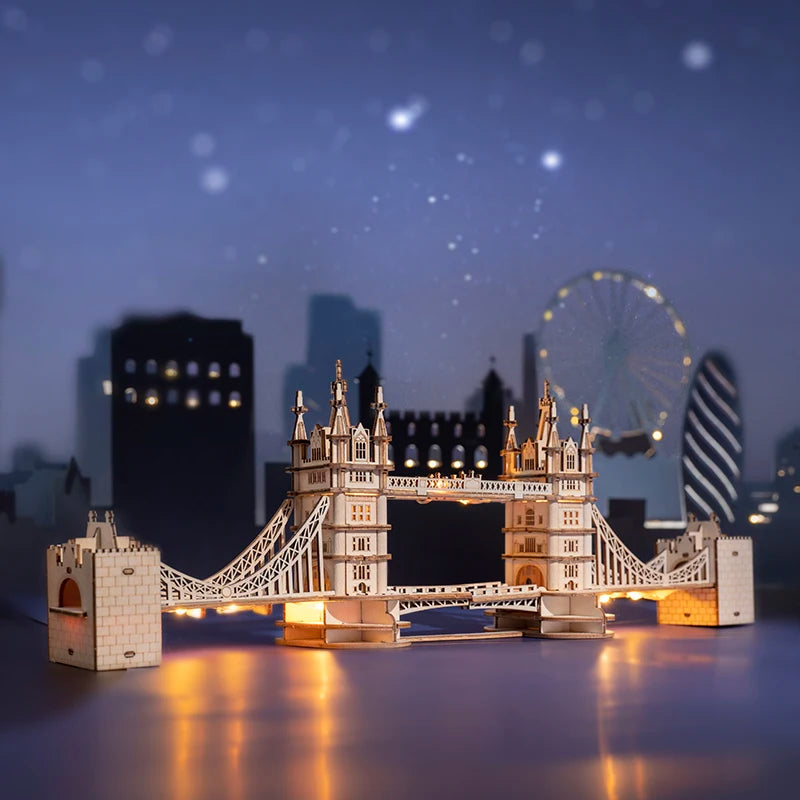 Puzzle 3D en Bois | Tower Bridge