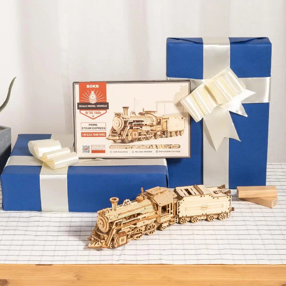 Puzzle 3D en Bois | Train