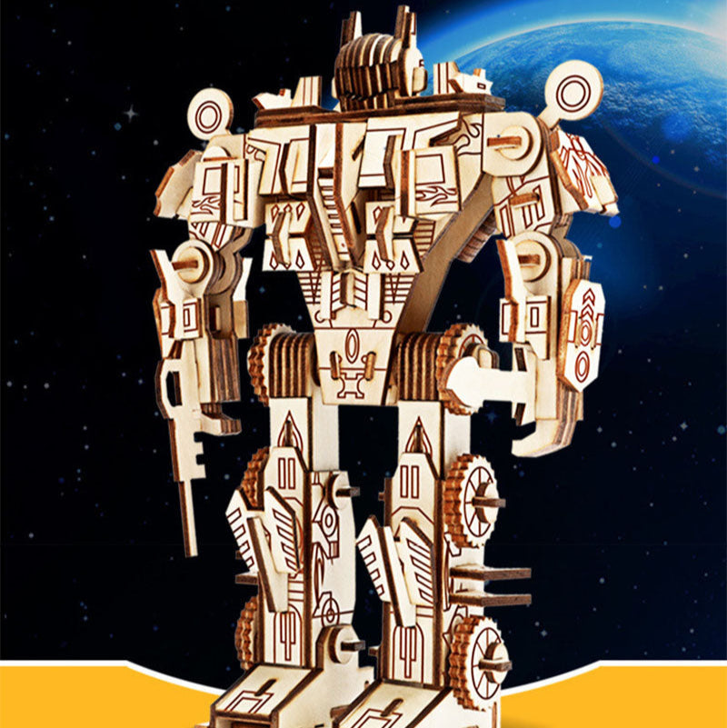 Puzzle 3D en Bois | Robot