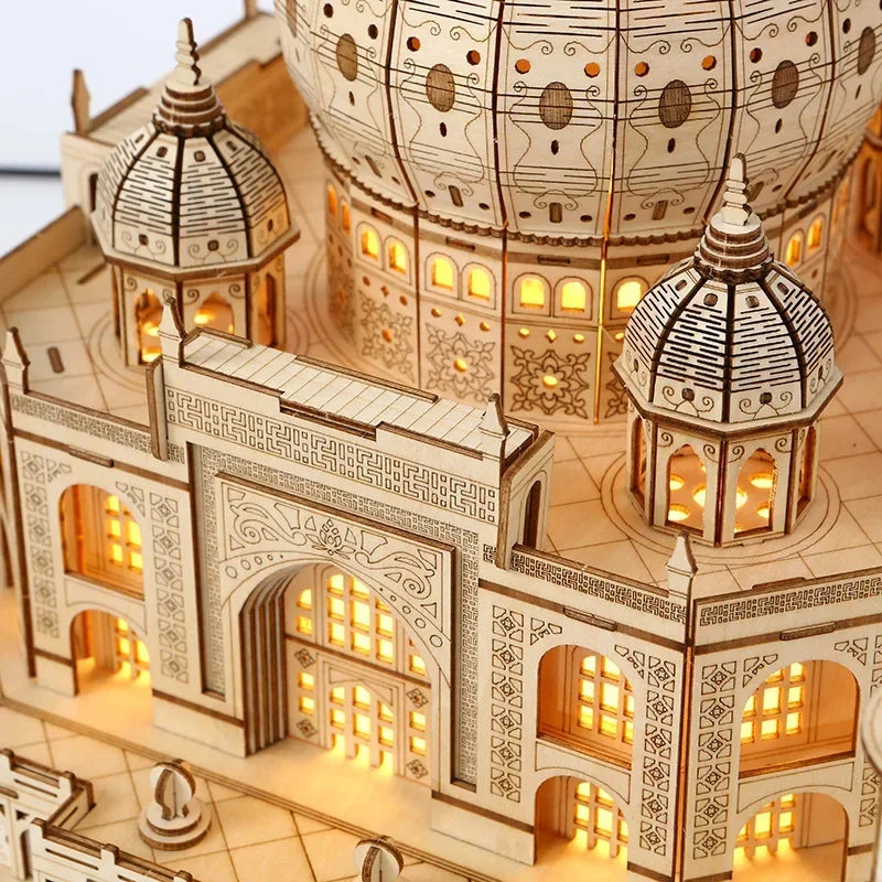 Puzzle 3D en Bois | Taj Mahal