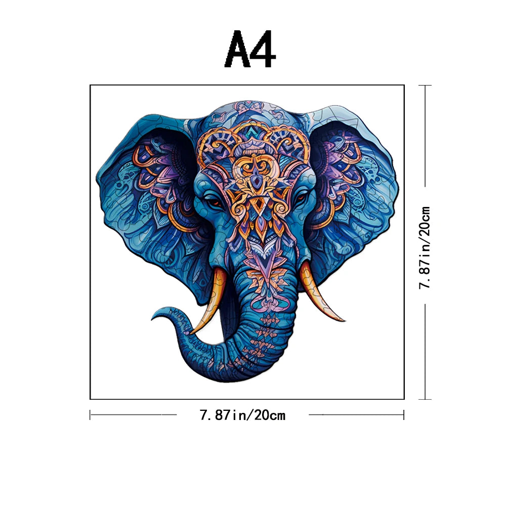 Puzzle 2D en Bois | Elephant