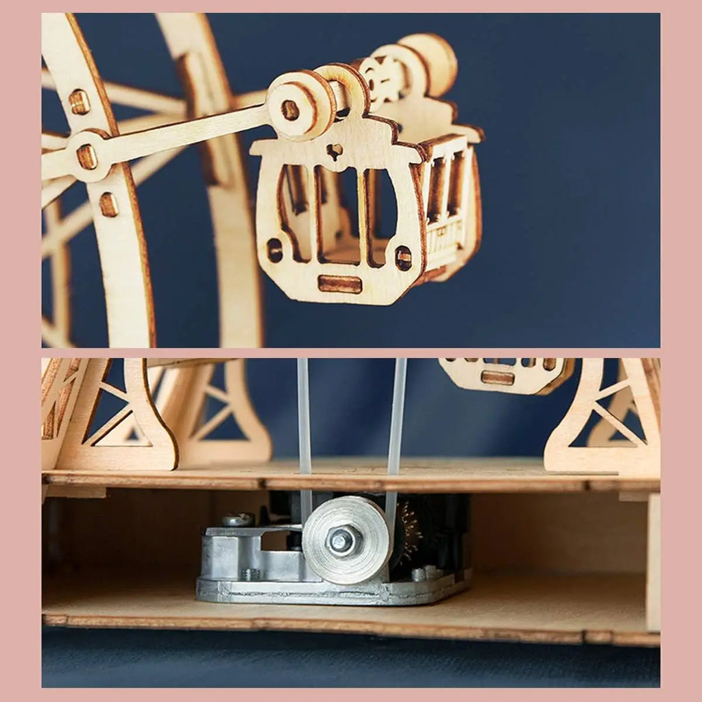 Puzzle 3D en Bois | Roue musical