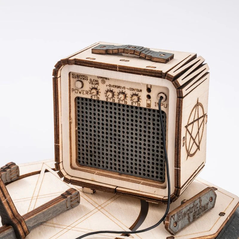 Puzzle 3D en Bois | Guitare Électrique