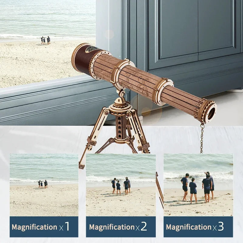 Puzzle 3D en Bois | Telescope