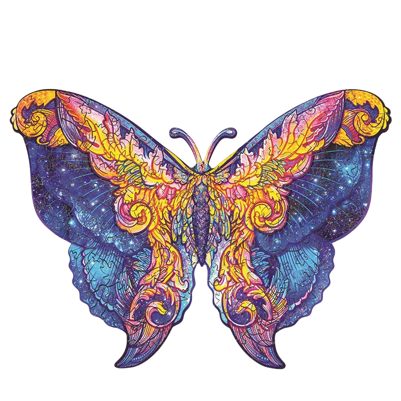 Puzzle 2D en Bois | Papillon