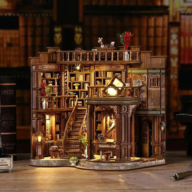 Puzzle 3D en Bois | Maison Figurines Miniature