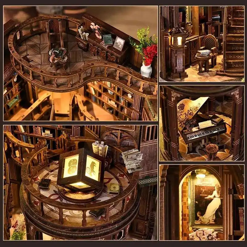 Puzzle 3D en Bois | Maison Figurines Miniature