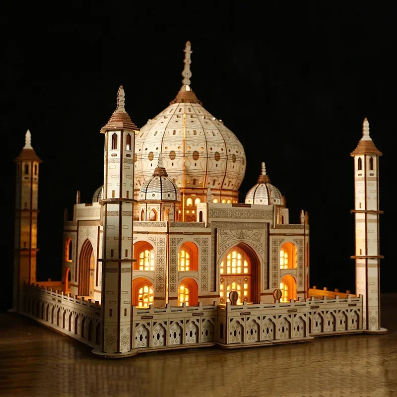 Puzzle 3D en Bois | Taj Mahal