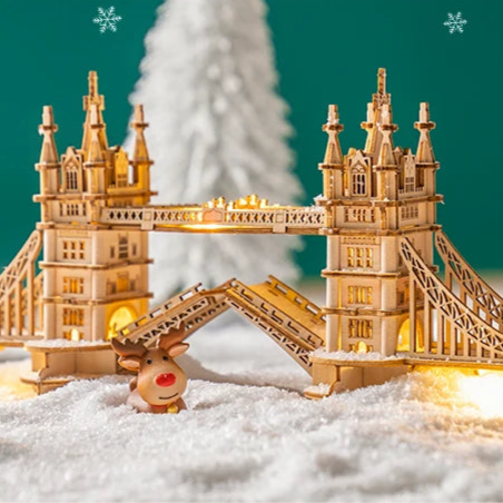 Puzzle 3D en Bois | Tower Bridge