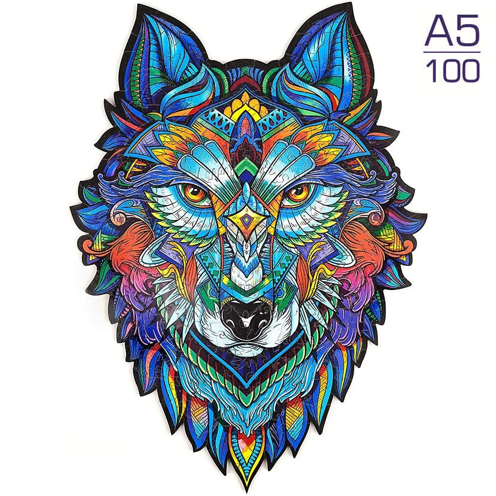 Puzzle 2D en Bois | Loup