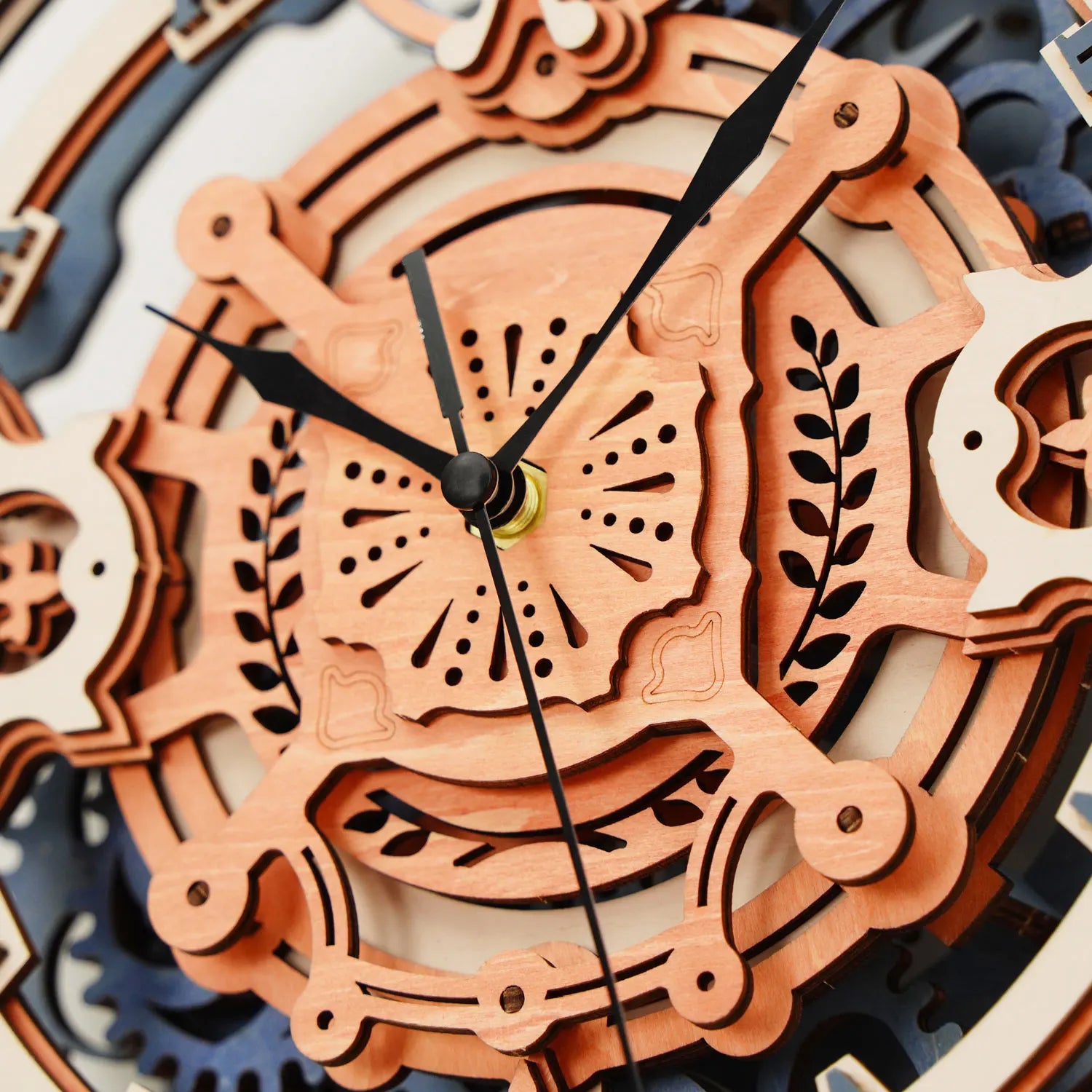 Puzzle 3D en Bois | Horloge Quartz