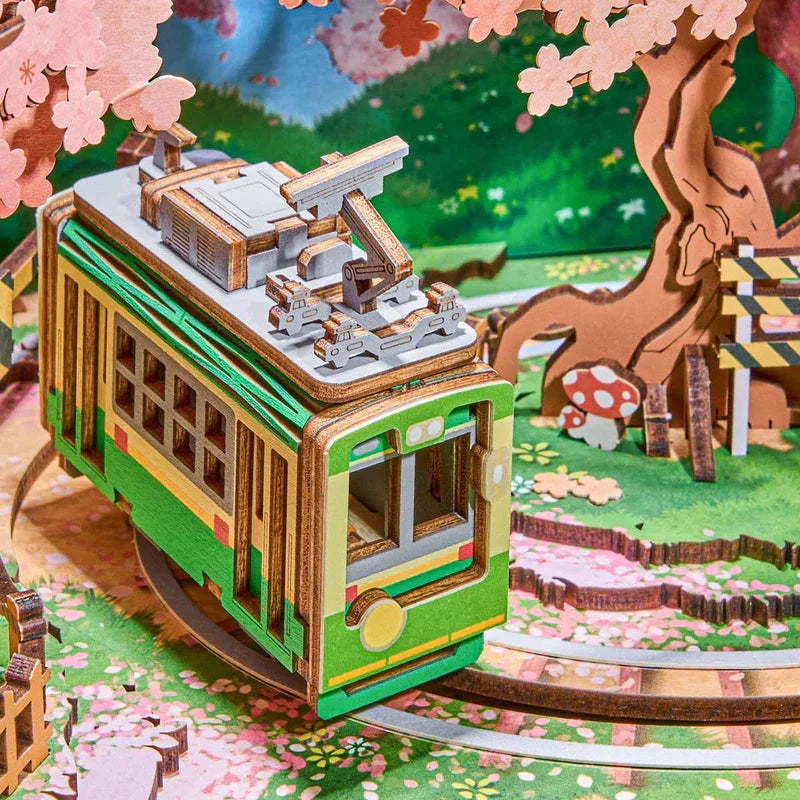Puzzle 3D en Bois | Télévision Rétro Sakura