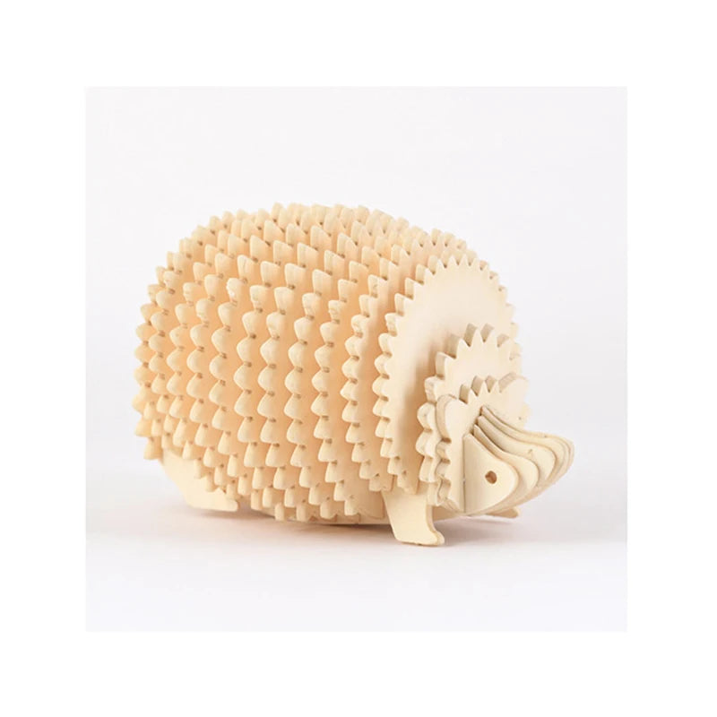 Puzzle 3D en Bois | Hérisson