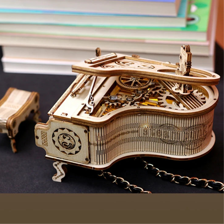 Puzzle 3D en Bois | Piano