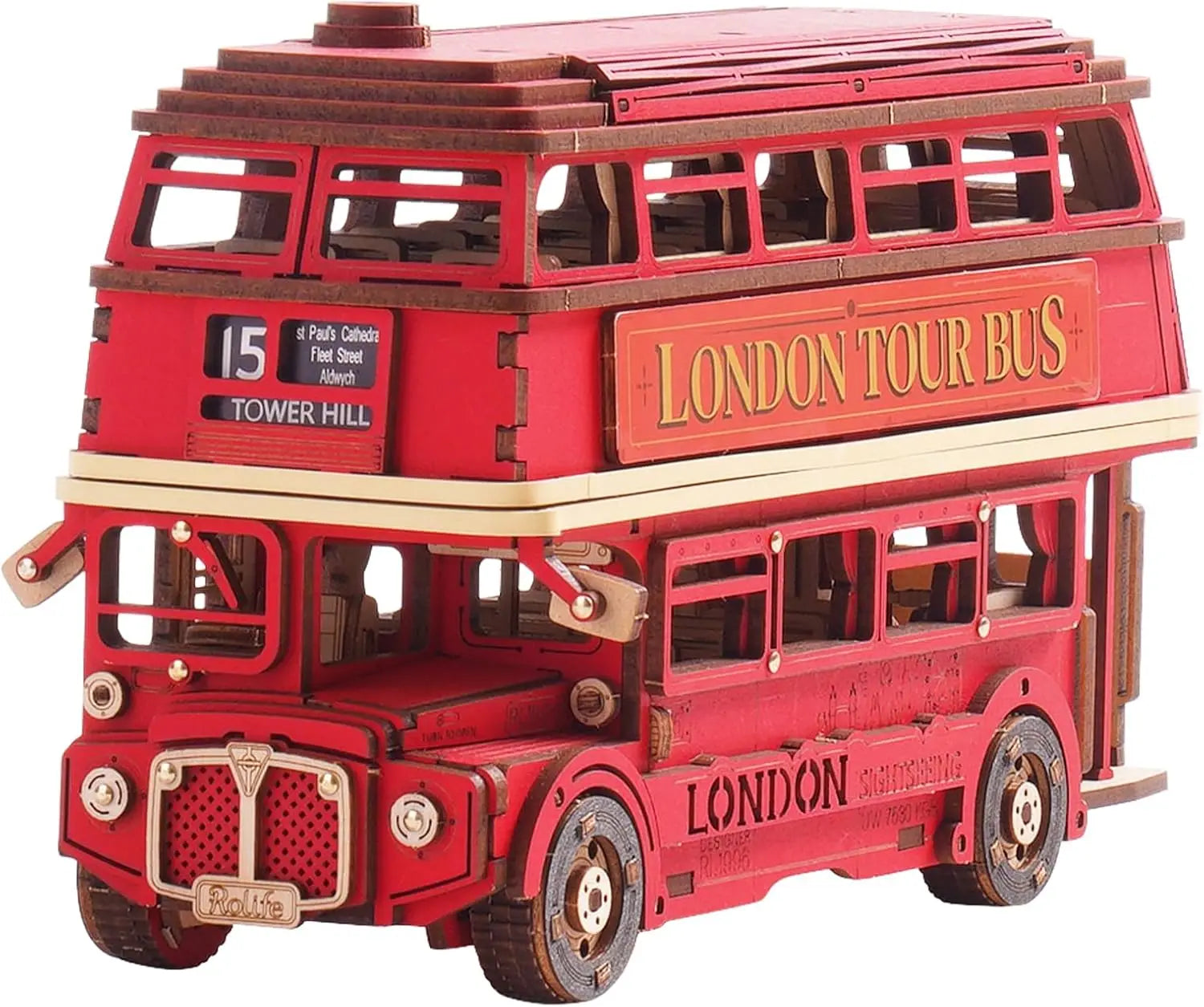 Puzzle 3D en Bois | Bus de Londres