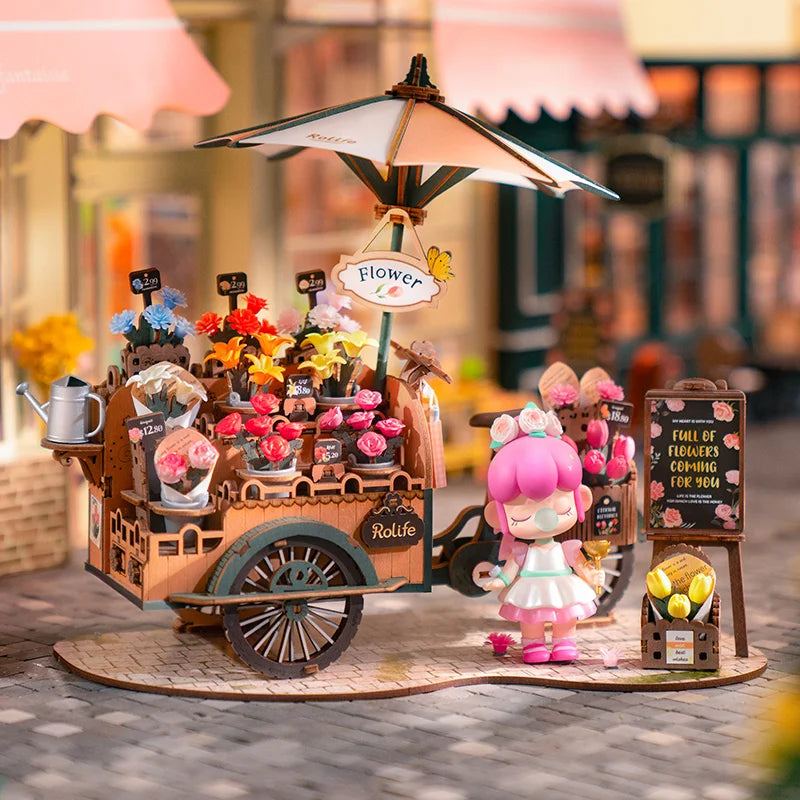 Puzzle 3D en Bois | Fleuriste