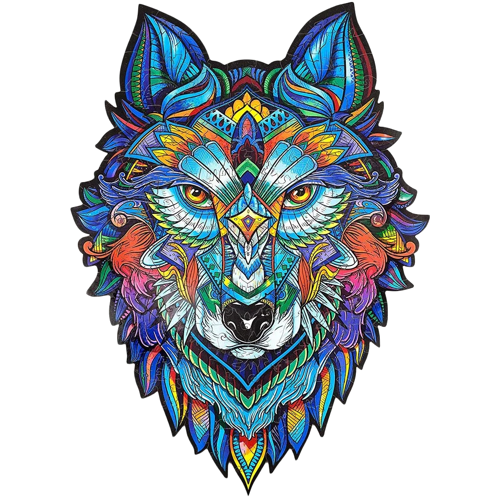 Puzzle 2D en Bois | Loup