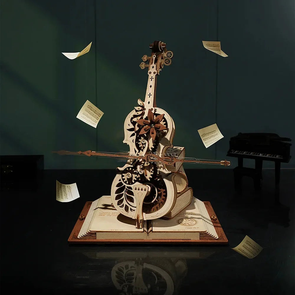 Puzzle 3D en Bois | Violon magique