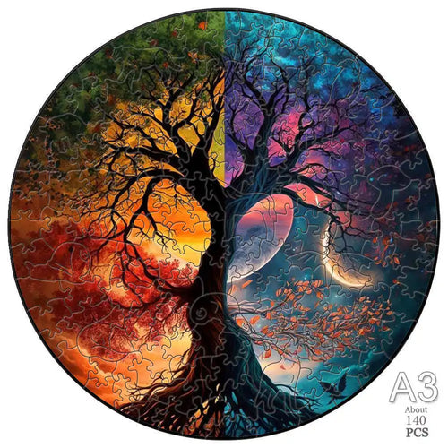 Puzzle 2D en Bois | Arbre de Vie