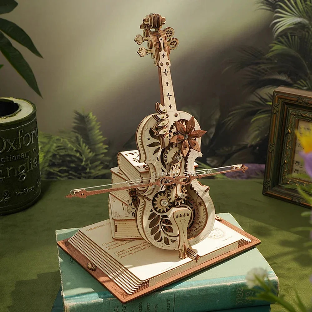 Puzzle 3D en Bois | Violon magique