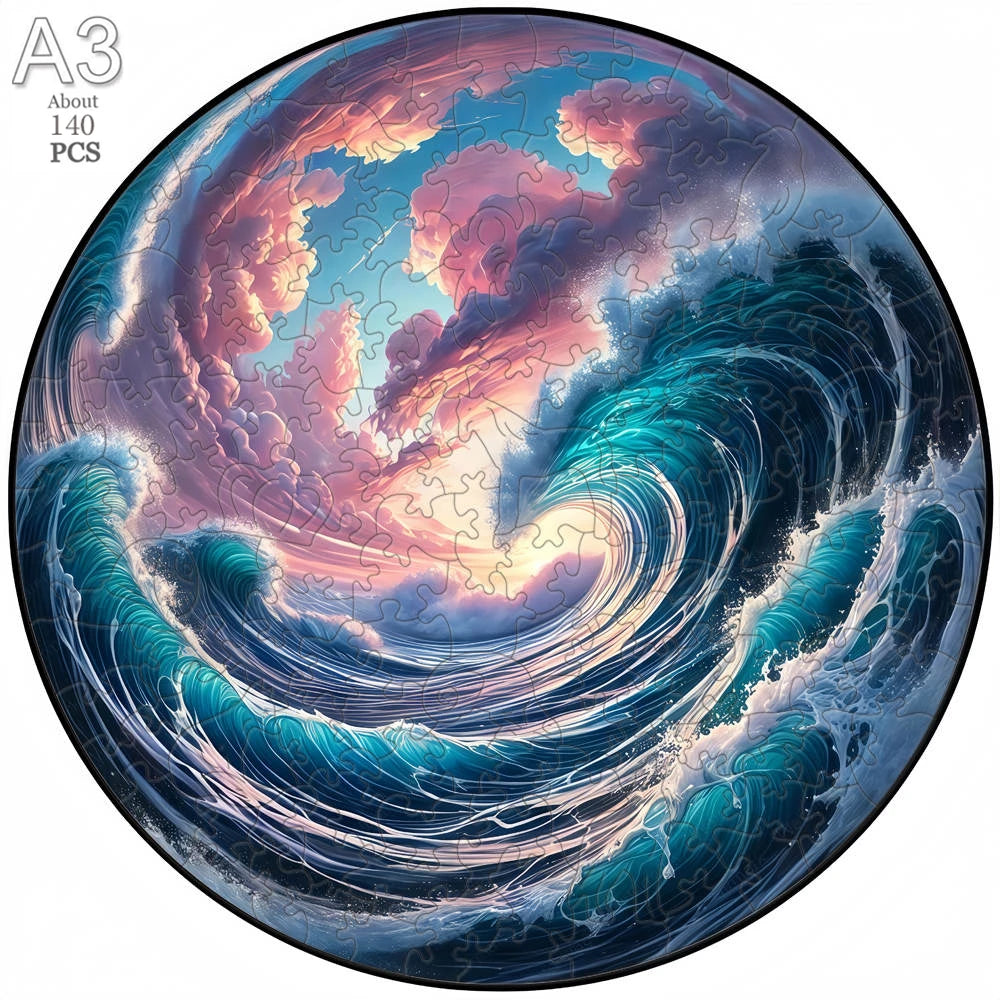 Puzzle 2D en Bois | Mer