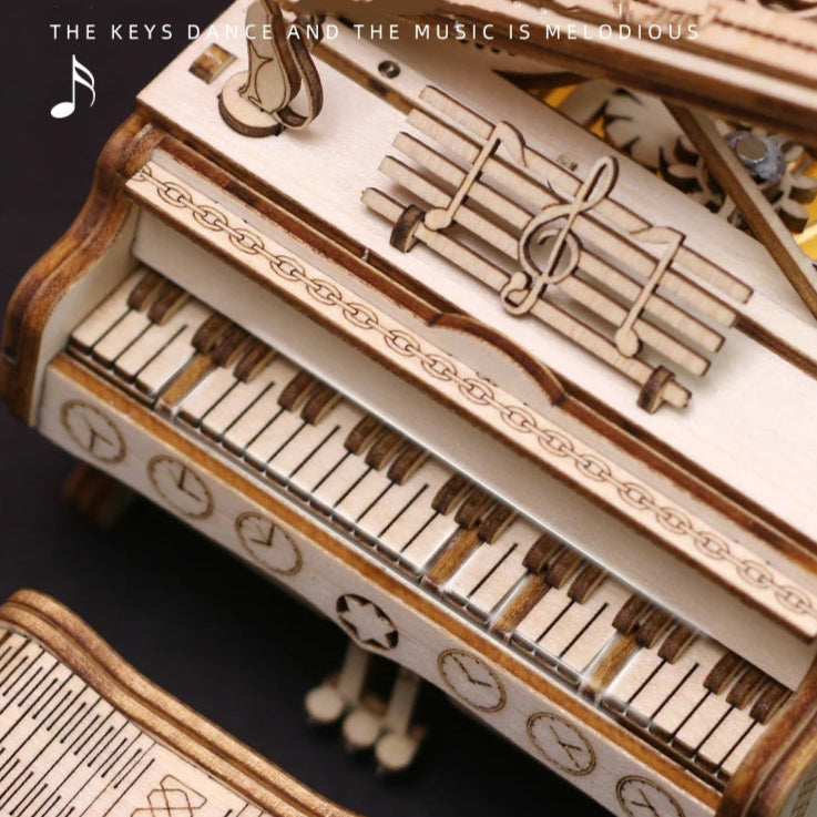 Puzzle 3D en Bois | Piano