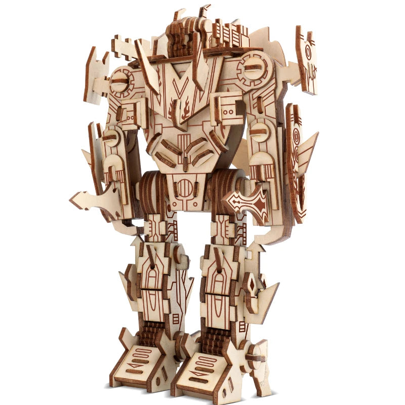 Puzzle 3D en Bois | Robot