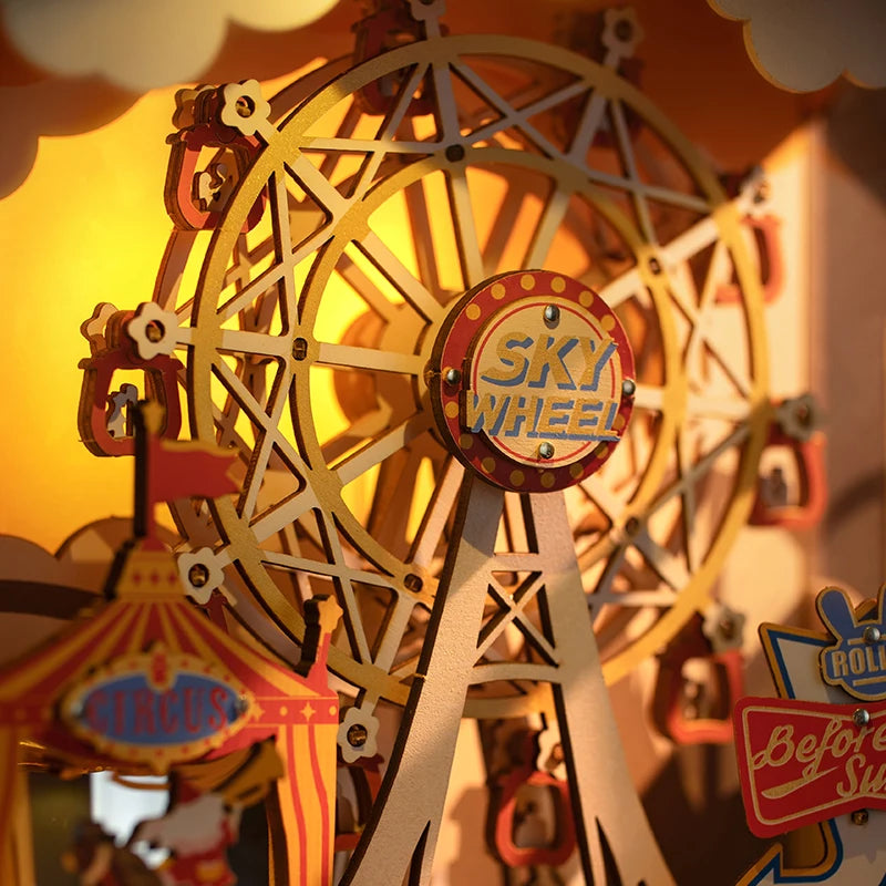 Puzzle 3D en Bois | Télévision Rétro
