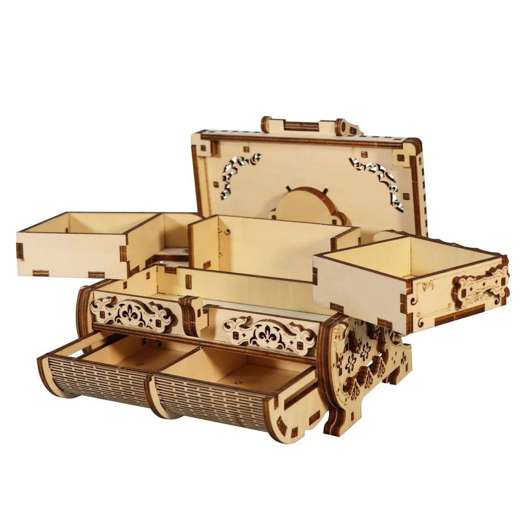 Puzzle 3D en Bois | Malle Antique