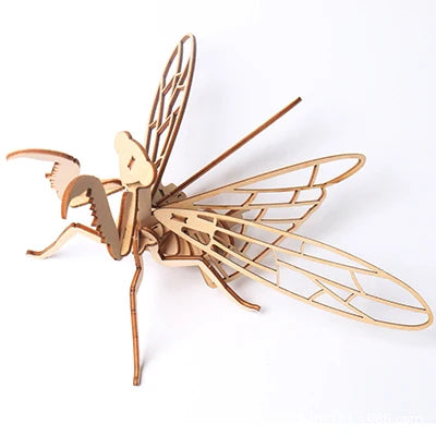 Puzzle 3D en Bois | Mante Religieuse