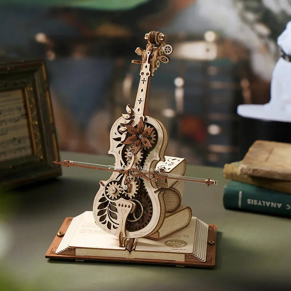 Puzzle 3D en Bois | Violon magique