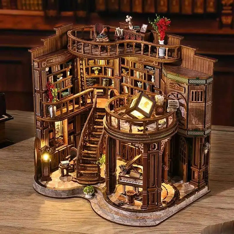 Puzzle 3D en Bois | Maison Figurines Miniature