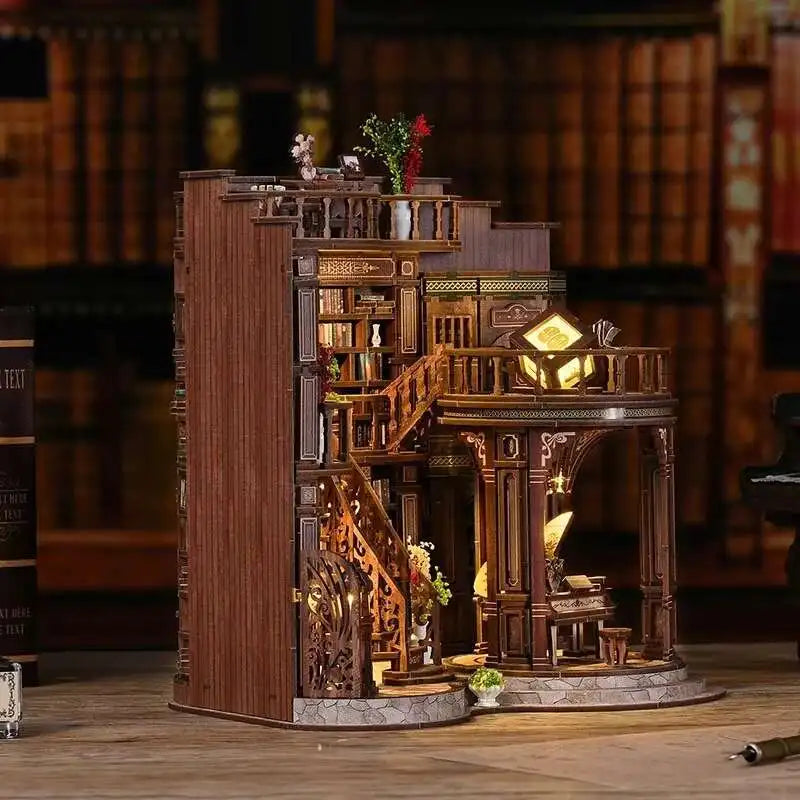 Puzzle 3D en Bois | Maison Figurines Miniature