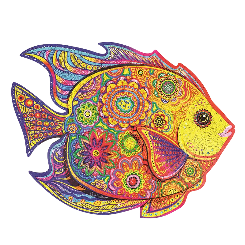 Puzzle 2D en Bois | Poisson