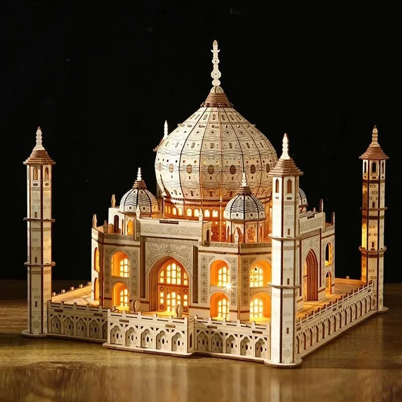 Puzzle 3D en Bois | Taj Mahal