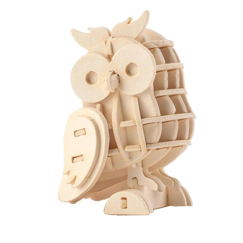 Puzzle 3D en Bois | Chouette