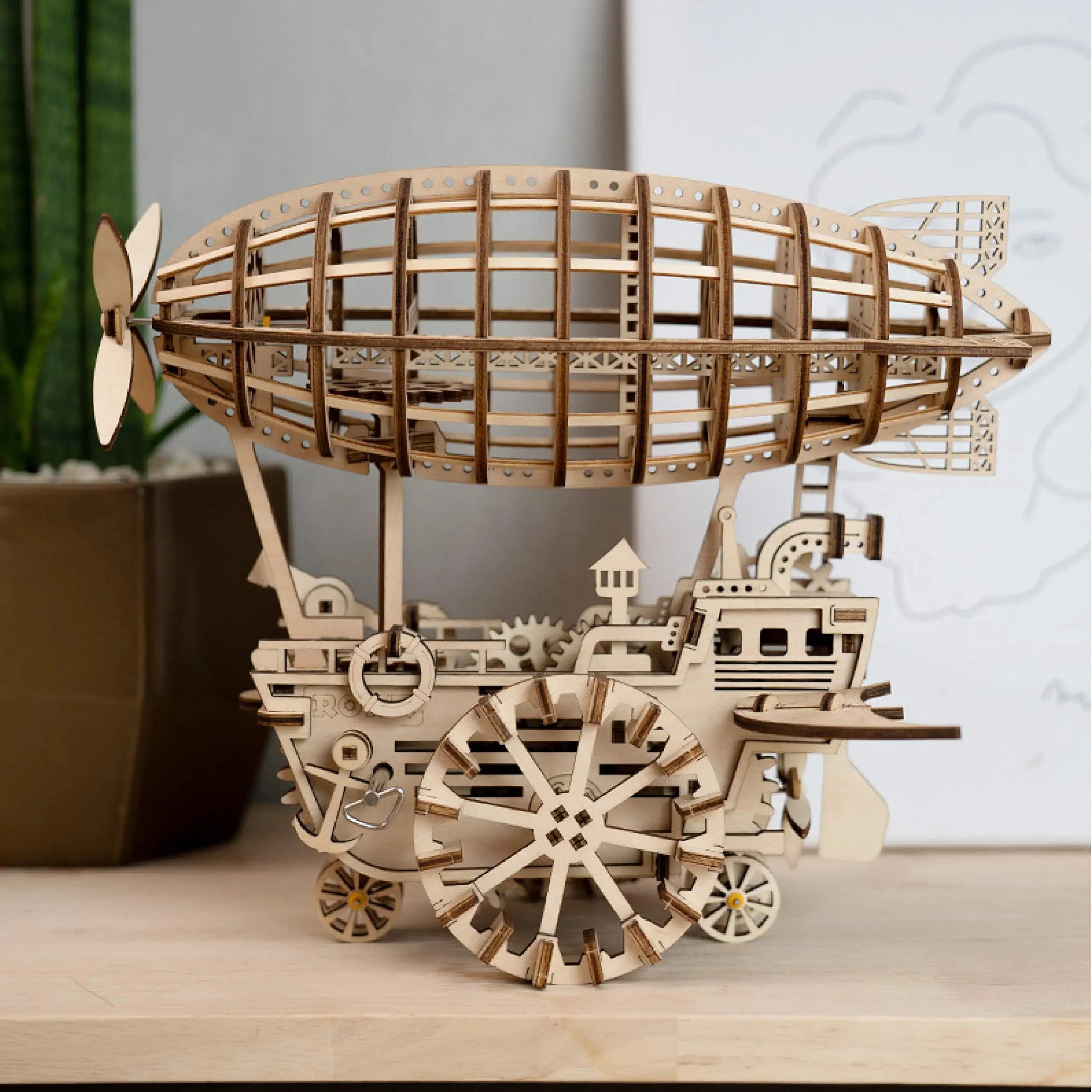 Puzzle 3D en Bois | Véhicule volant