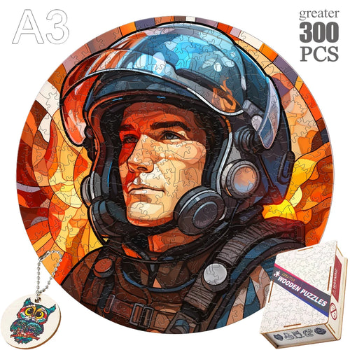 Puzzle 2D en Bois | Aviateur