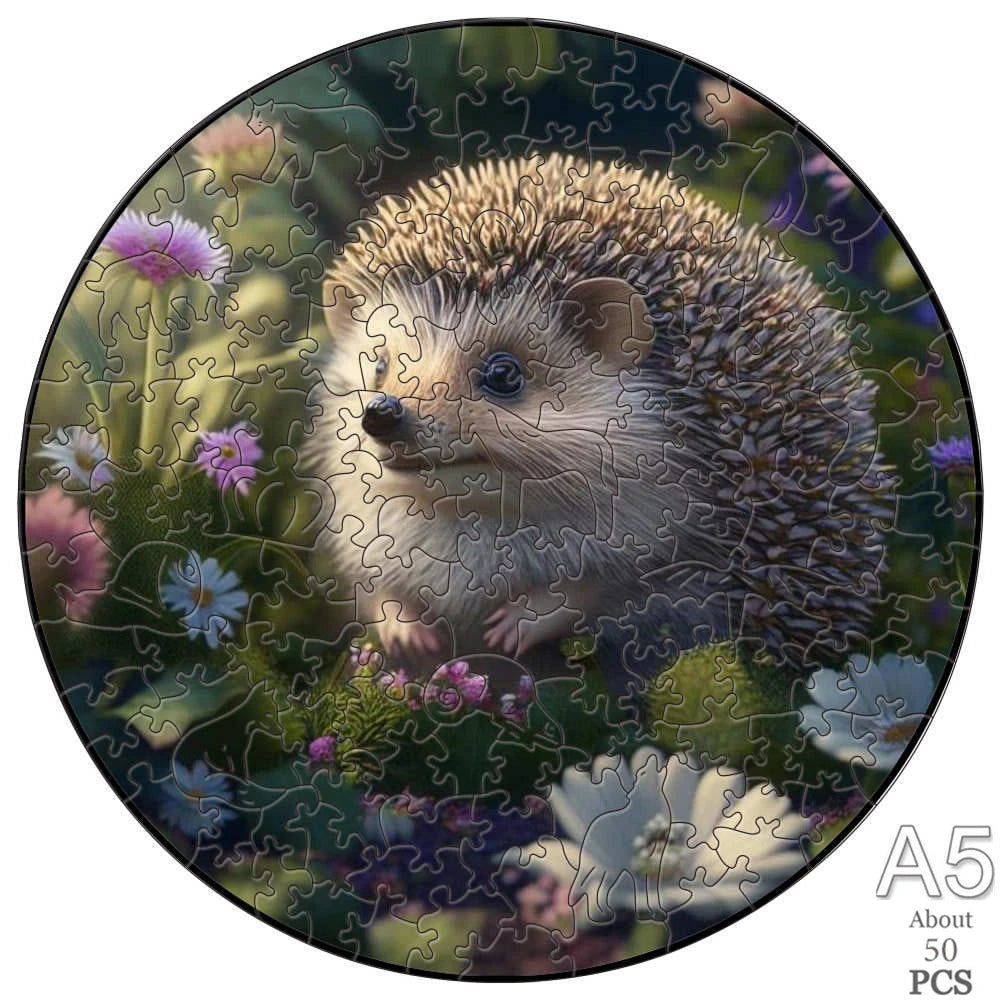 Puzzle 2D en Bois | Hérisson