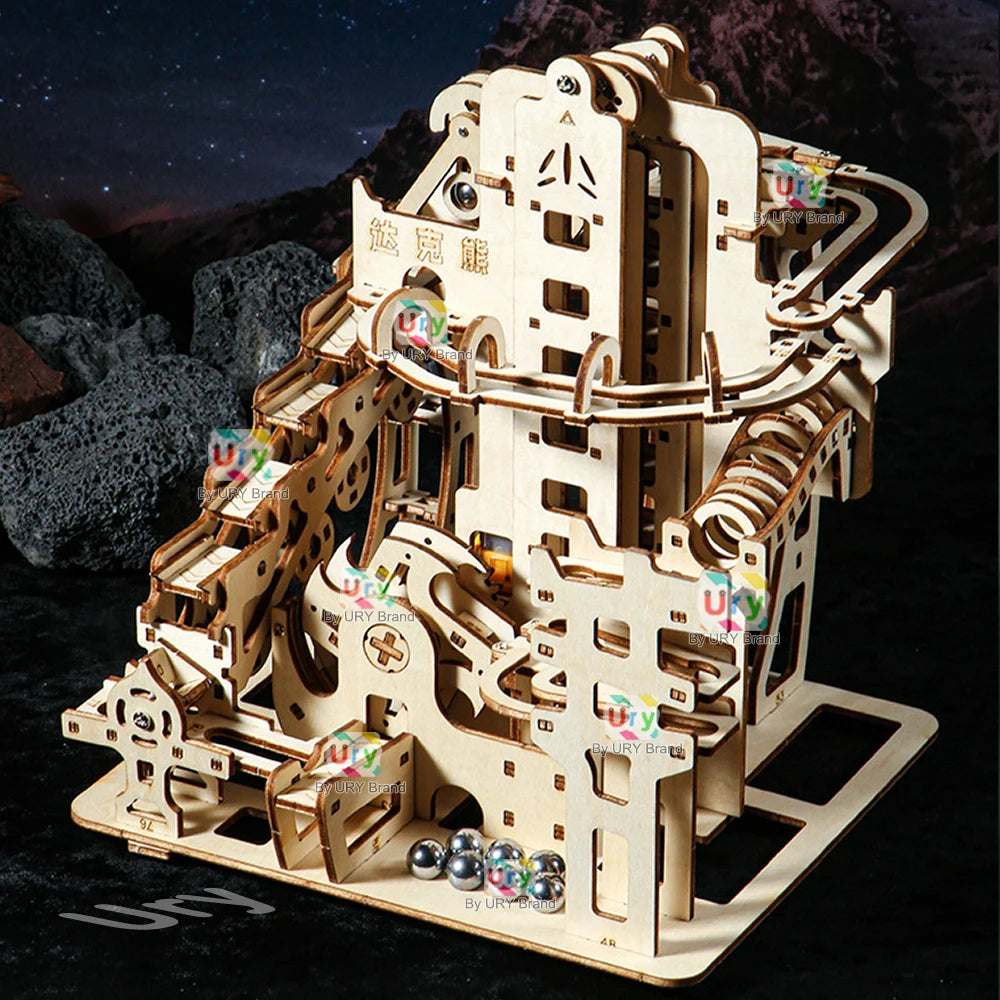 Puzzle 3D en Bois | Labyrinthe à bille Coaster
